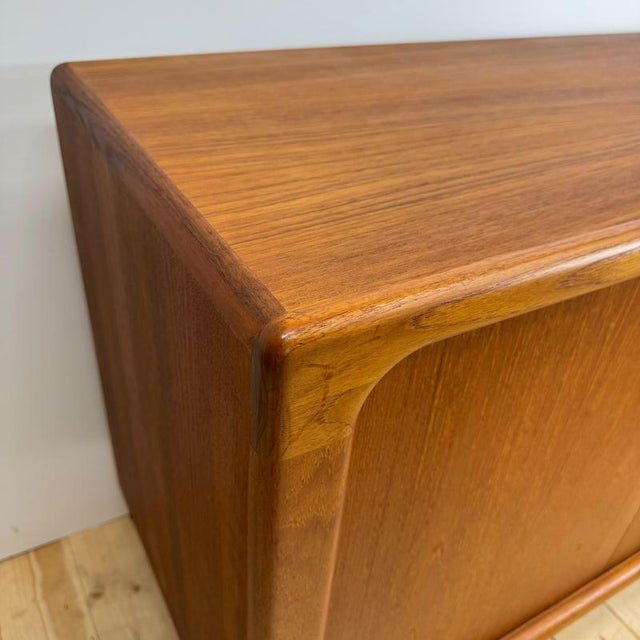 Teak Sideboard with Retractable Doors by Dyrlund, Denmark, 1960 For Sale - Image 8 of 11