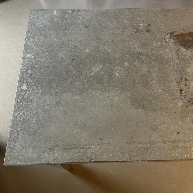Mangowood Table with Zinc Top by House Doctor, Denmark For Sale - Image 5 of 8