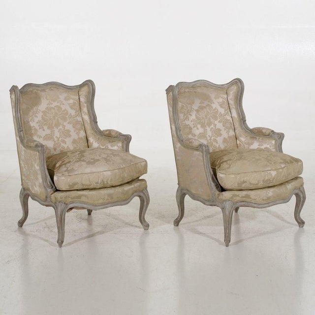 Antique Rococo Style Armchairs, Set of 2 For Sale - Image 6 of 6
