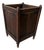 Antique French Country Solid Wood Wastebasket / Trash Can For Sale