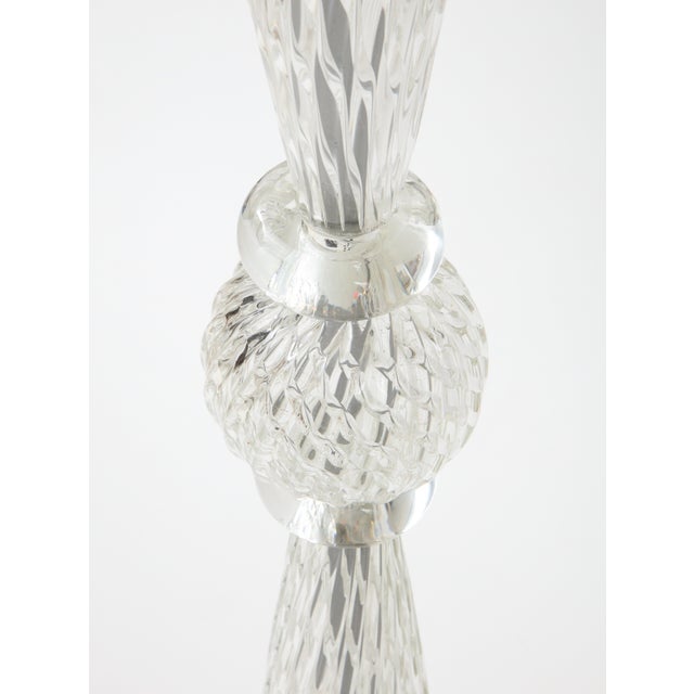 1950s Archimede Seguso Murano Glass floor Lamp - A Pair For Sale - Image 5 of 11