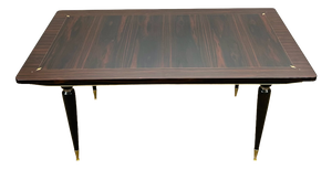 Art Deco Table in Macassar Ebony, 1940s