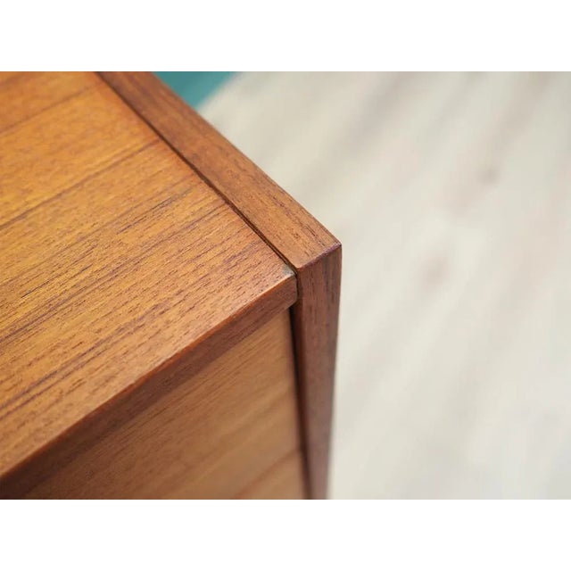 Wood Vintage Danish Teak Chest of Drawers, 1960s For Sale - Image 7 of 15