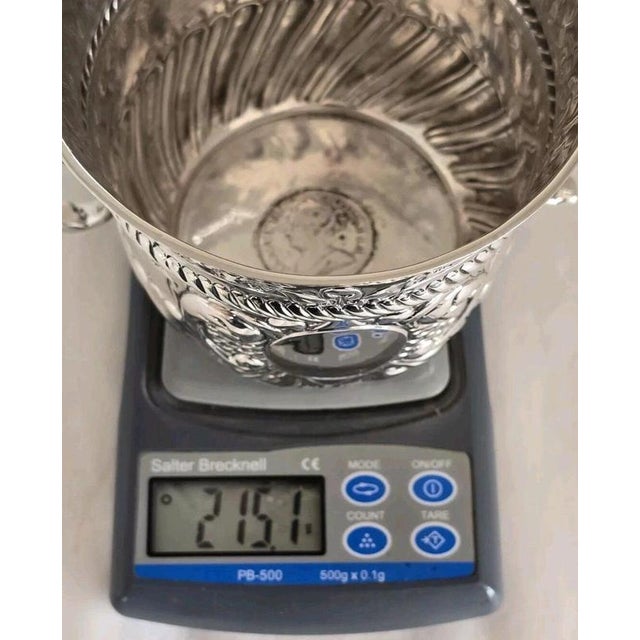 Antique Queen Anne Britannia Silver Porringer with 1709 Half Crown, 1709 For Sale - Image 17 of 18