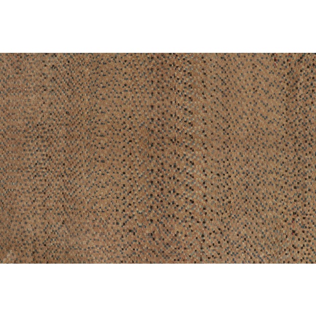 Rug & Kilim Antique Persian Ziegler Mahal Rug With Pointillism in Earth Tones - Rug & Kilim For Sale - Image 4 of 10