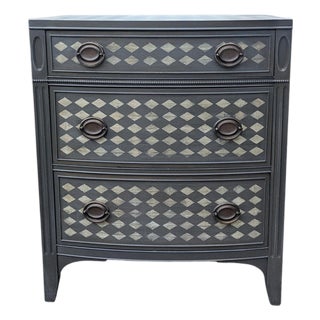 Vintage Custom Made Harlequin Dresser by Drexel Furniture For Sale