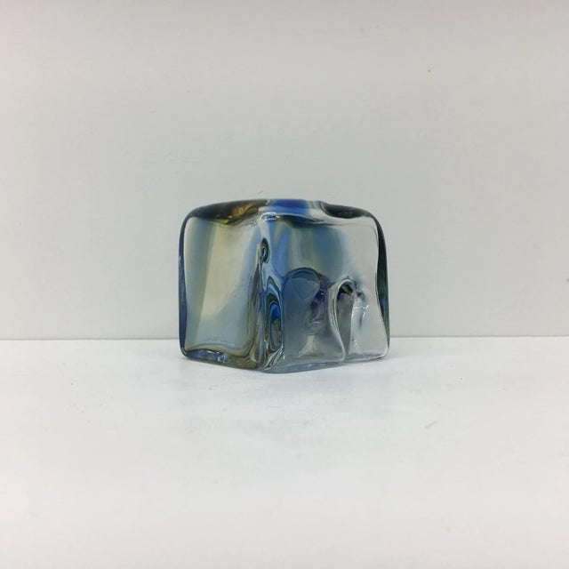 Vintage Cube Vase from Touskova, 1983 For Sale - Image 13 of 18
