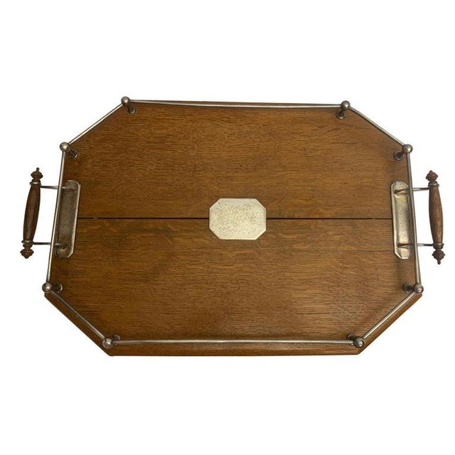19th Century English Oak Tea Tray Chairish
