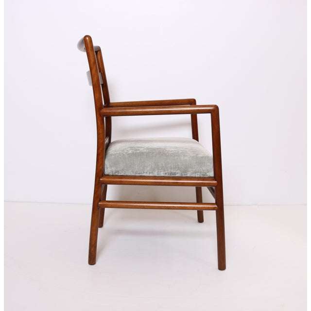 Mid-Century Modern 1950s Pair of Widdicomb Armchairs Designed by T.H. Robsjohn-Gibbings For Sale - Image 3 of 9