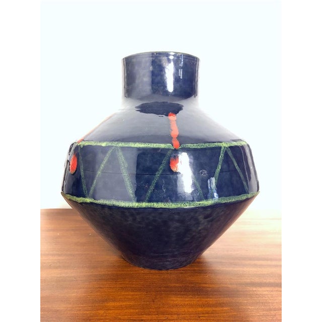 Italian Bassetti Ceramic Vase, 1960s For Sale - Image 4 of 10
