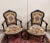 Louis Xv Style Armchairs in Blackened Wood, Set of 2 For Sale - Image 3 of 9