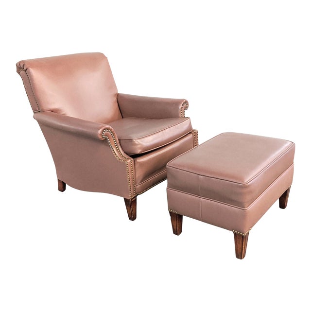 1970s Vintage Faux Leather Upholstered Arm Chair With ...