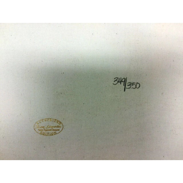 Modern Unframed Midnight Cruise Zamy Steynovitz Signed Numbered Seriolithograph For Sale - Image 4 of 5