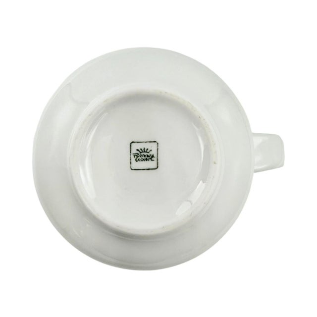 Ceramic Vintage Hotel Santa Caterina Amalfi White Coffee Creamer For Sale - Image 7 of 10