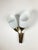 Design mid-century wall lamp by kamenicky senov in 1960s. Opaline glass shades can be adjusting by rotation to create...
