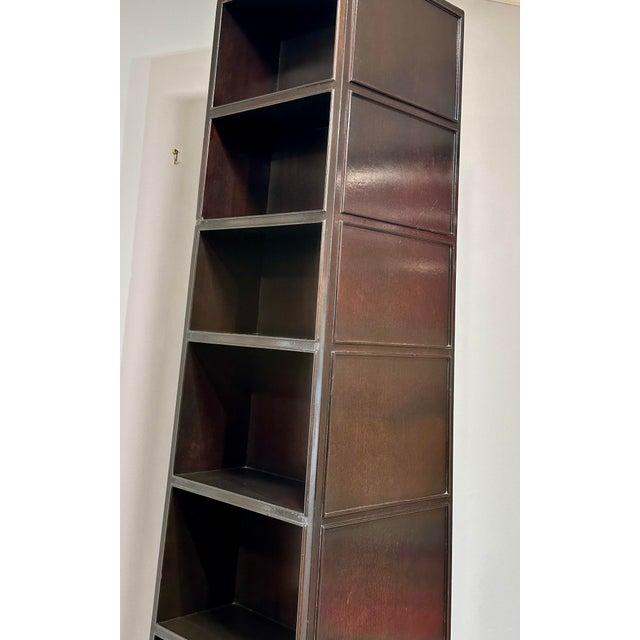 Baker Stately Homes Ebonized Egyptian Revival Obelisk Étagère For Sale - Image 10 of 12