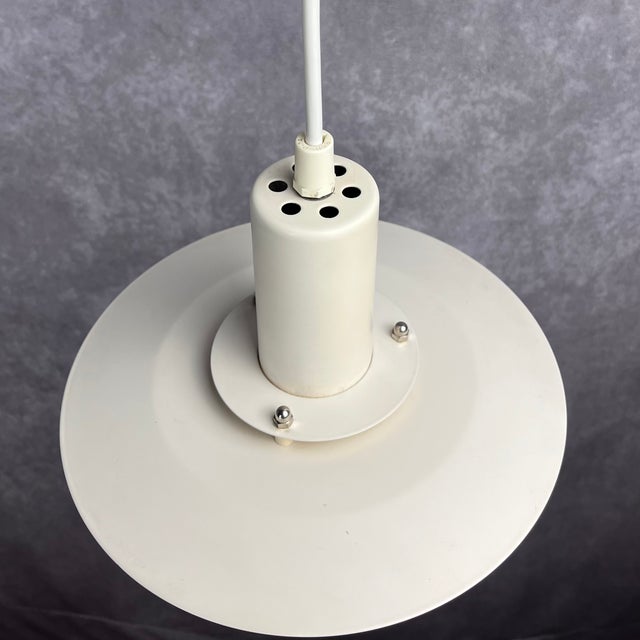 Lyfa Vintage Beige Ceiling Lamp from Lyfa, 1970s For Sale - Image 4 of 11