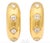 4 Bezel set diamonds. Marked David Webb 18kt.Chic & elegant. High-style hoops with 4 bezel-prong settings. Earrings with...