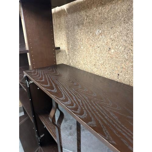 Large Modular Wall Unit with Glass Cabinet For Sale - Image 5 of 7