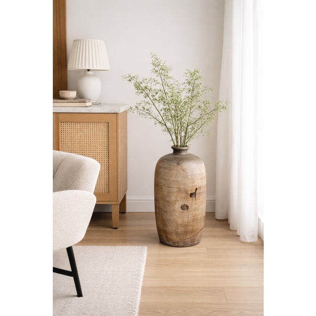 Ceramic Antique Hungarian Terracotta Oil Vase, 1890s For Sale - Image 7 of 8