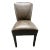 Arhaus Harman Brown Leather Side Chair For Sale