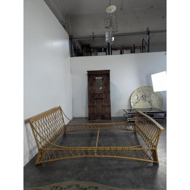 Bamboo and Rattan Bed For Sale - Image 3 of 9