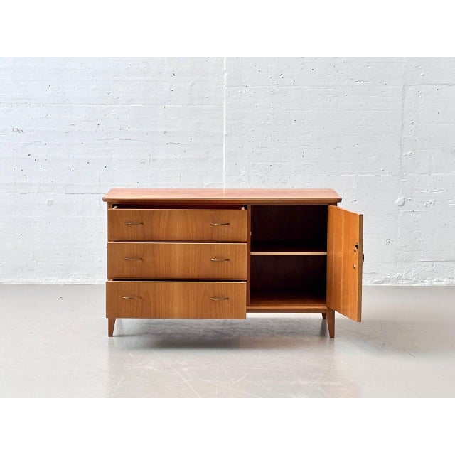 Mid-Century Modern Sideboard in Teak, 1950s For Sale - Image 6 of 17