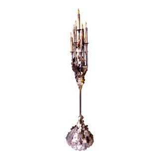 Brutalist Tom Greene Torchiere For Sale