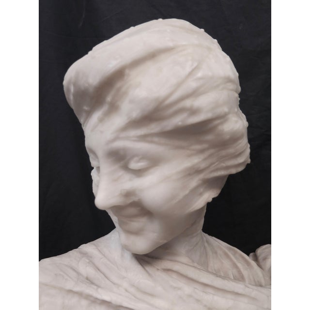 Late 19th Century Alabaster Sculpture by Emilio Fiaschi For Sale In New York - Image 6 of 11
