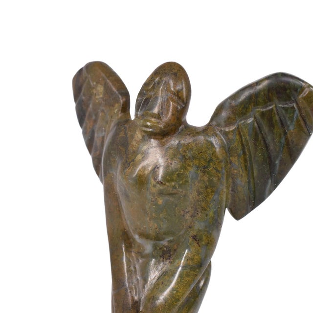 Early 20th Century Early 20th Century Shona Stone Angel Sculpture Mzimba Collection For Sale - Image 5 of 7