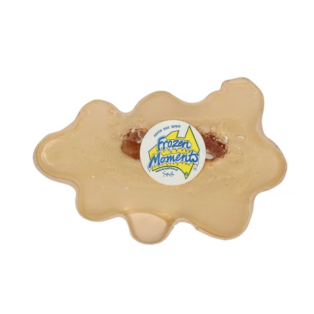 Frozen Moments - Melting Vanilla Ice Cream by Geoffrey Rose, Australian Date: 1978 Resin Sculpture Size: 4 x 7 x 6 in....