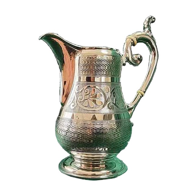Silver Cream Can by Theodor Dörr, 1800s For Sale