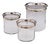 French Silver-Mounted Glass Ice Buckets & Champagne Cooler by Cartier, 1990s, Set of 3 For Sale
