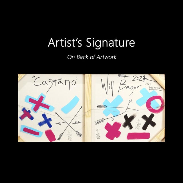 "Castano" Contemporary Minimalist Original Acrylic Painting by Will Beger For Sale - Image 9 of 9