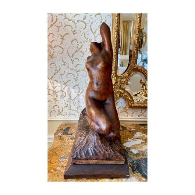 Amédéo Gennarelli, Female Nude, Mahogany For Sale - Image 6 of 13