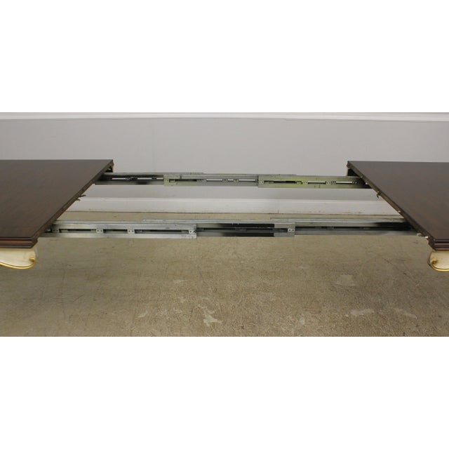 Karges French Style Walnut Top Dining Room Table For Sale In Philadelphia - Image 6 of 13