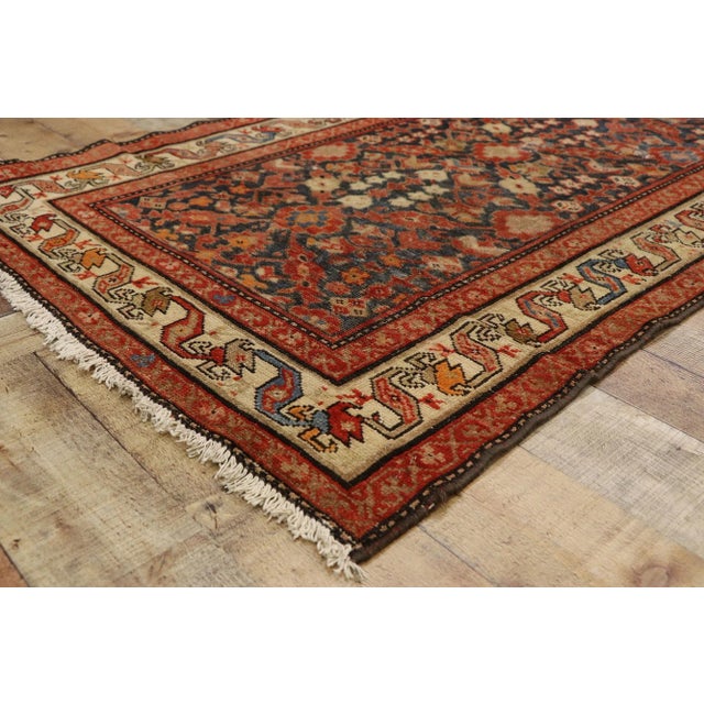 Antique Persian Malayer Rug Runner, 03'05 X 13'05 For Sale In Dallas - Image 6 of 10