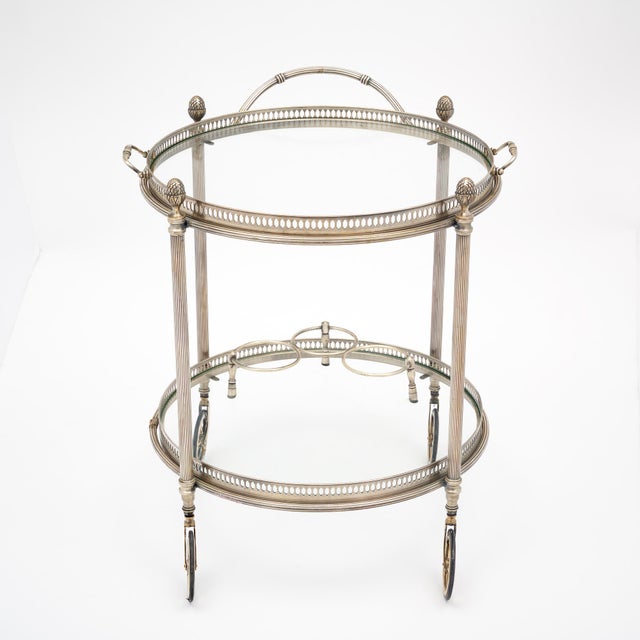 1940s French Art Deco Period Bar Cart For Sale - Image 9 of 9