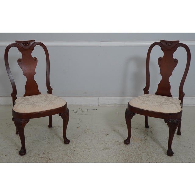 Set of 8 Baker Historic Charleston Mahogany Dining Room Chairs For Sale - Image 11 of 18