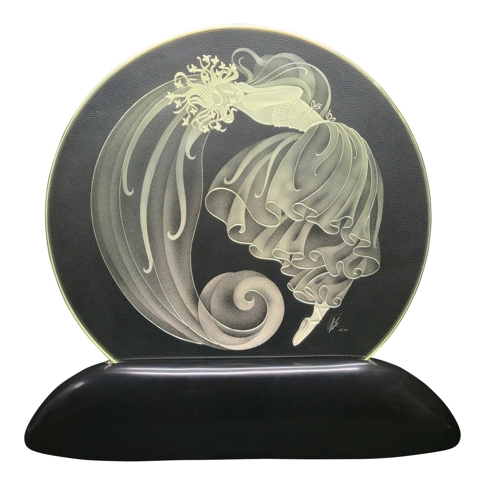 Erte 【Ebony and White】vintageitem 1980年代 Ebony and White 1982