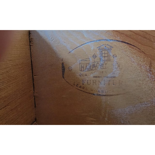 Antique White Mid-Century Modern Tall Dresser With Art Deco Influence For Sale - Image 8 of 14