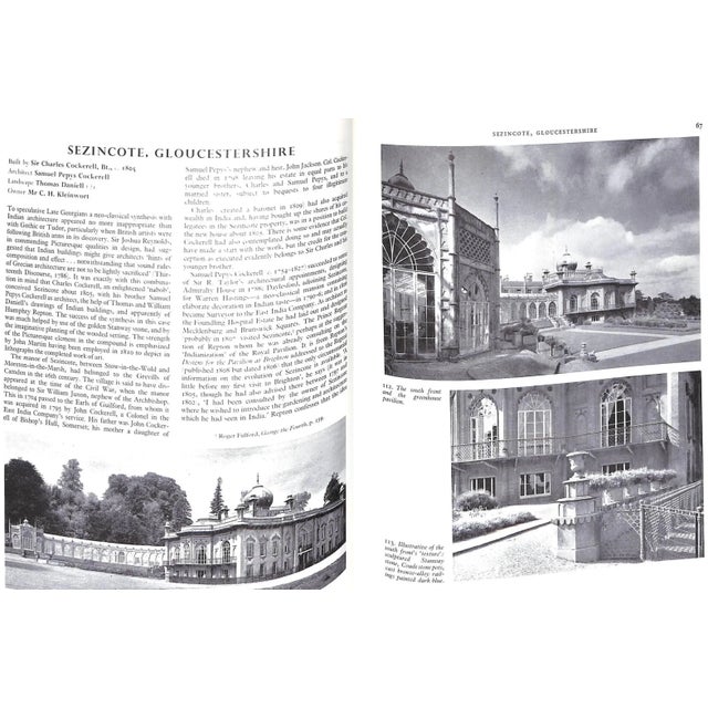 "English Country Houses: Early/ Mid & Late Georgian 1715-1840" 1986 Hussey, Christopher For Sale - Image 13 of 13