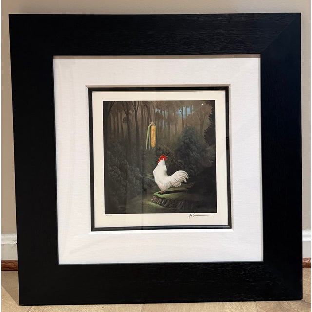 Robert Deyber ‘Cock Tease’ Signed Numbered Framed Lithograph Whimsical Pop Art For Sale - Image 4 of 10