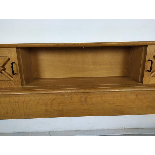 Vintage Oak Headboard For Sale - Image 12 of 18