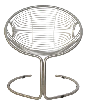 Wire Model No. 71 Lounge Chair from Till Behrens, 1980s