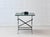 Black Vintage Folding Table in Metal with Cast Iron Frames, 1950s For Sale - Image 8 of 16