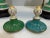 Late 20th Century Dresden Hand-Painted Lamps, a Pair For Sale - Image 10 of 12