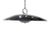 Oversized Slate-Blue Metal Saucer Pendant Light — 48” Wide For Sale