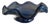 Vintage Cobalt Blue Murano Style Clam Shell Style Bowl For Sale