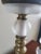 Metal Frosted Lucite and Brass Candlesticks- a Pair For Sale - Image 7 of 8